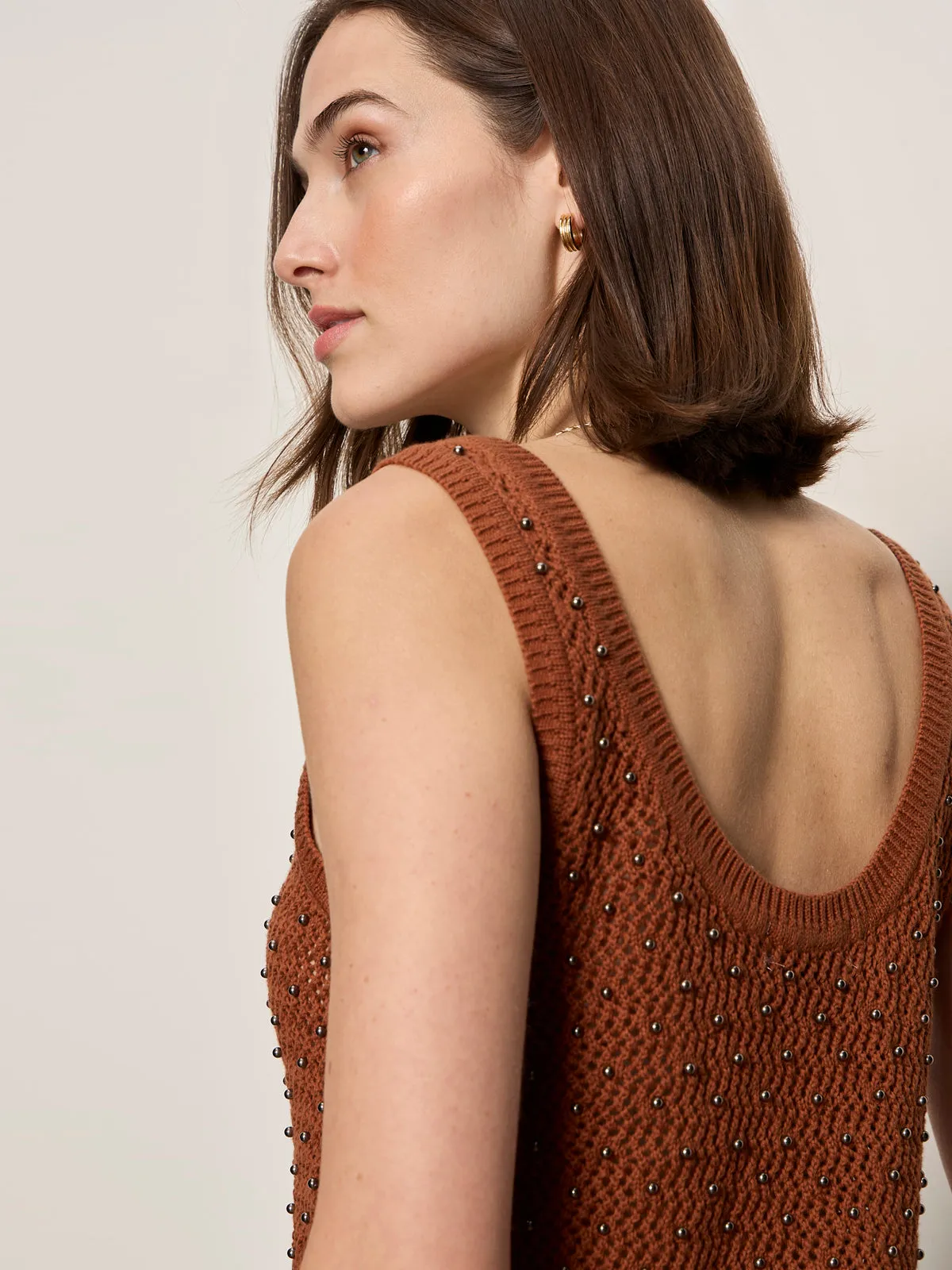 Dune Studded Tank Ancient Clay sold by Sanctuary product image thumbnail 5
