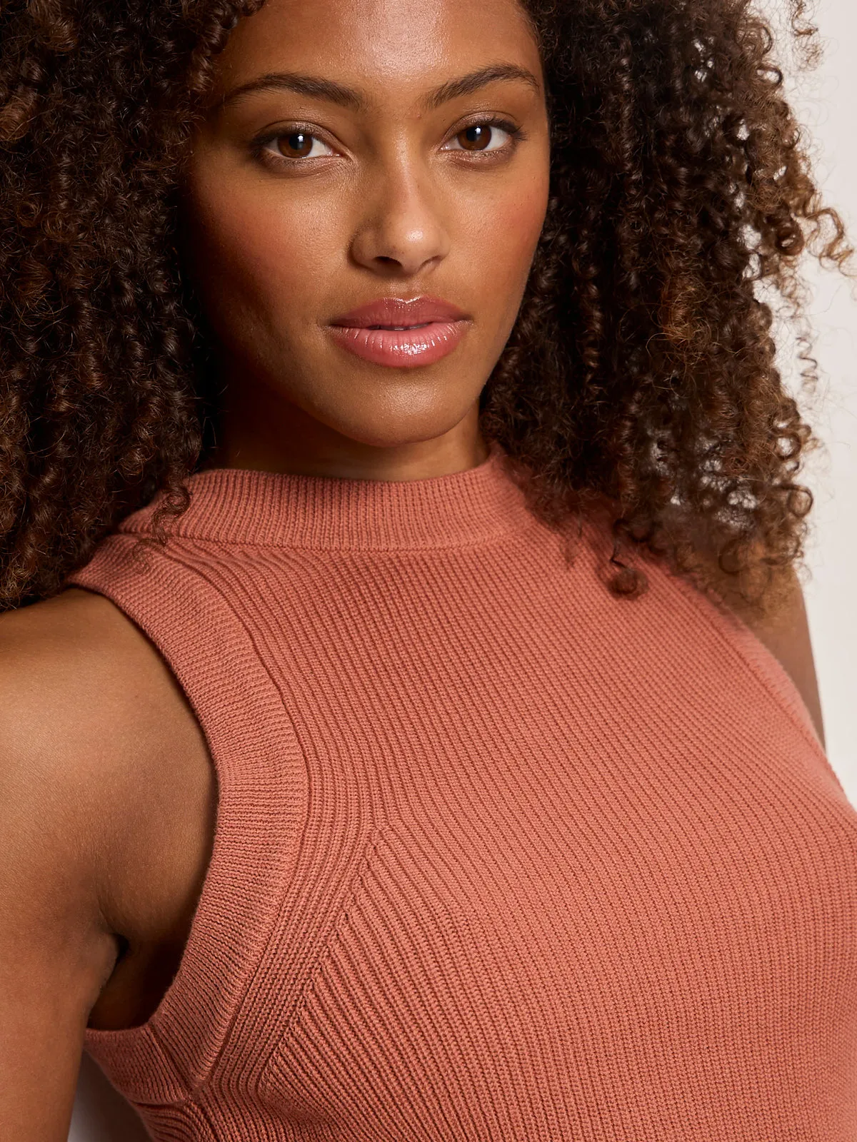 In The Mix Sweater Tank Ancient Clay sold by Sanctuary product image thumbnail 5