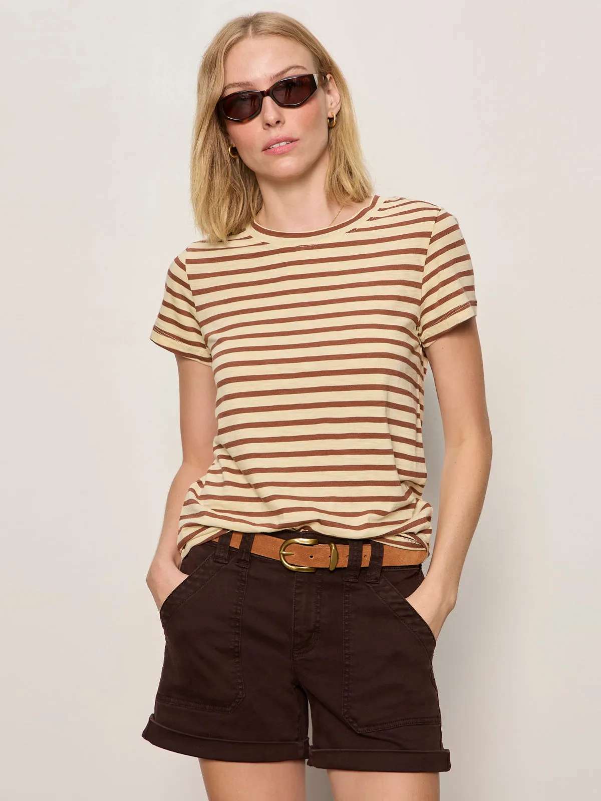 The Perfect Tee Choco Banana Stripe sold by Sanctuary product image thumbnail 2