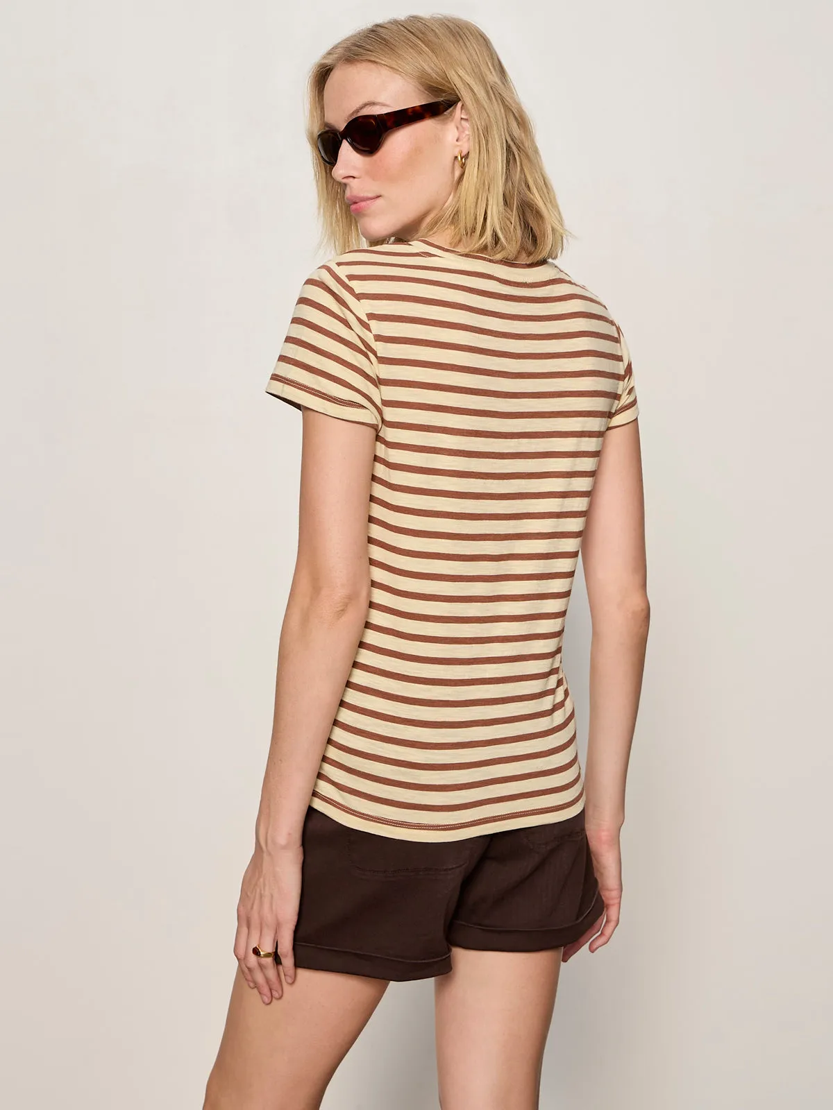 The Perfect Tee Choco Banana Stripe sold by Sanctuary product image thumbnail 4