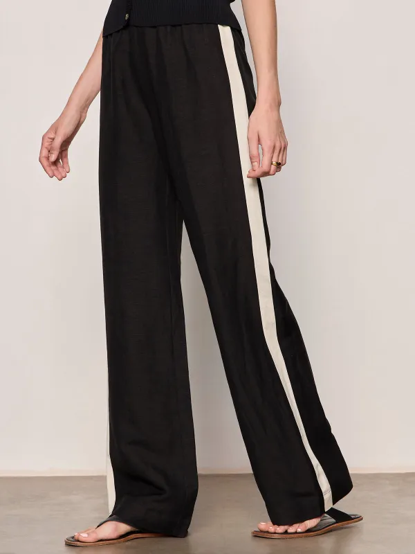Casual Track Pant Black / Summer Sand made by Sanctuary