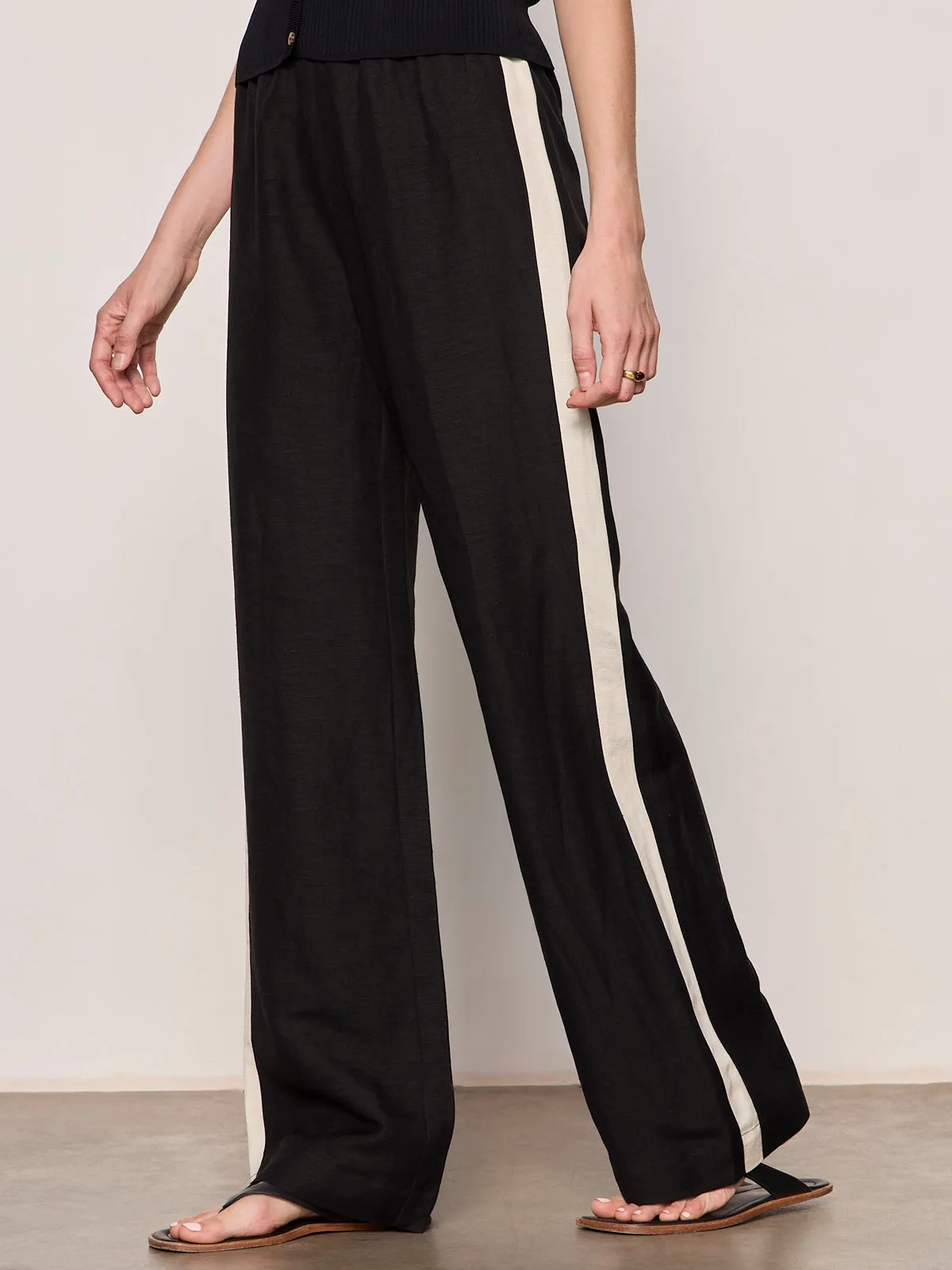 Casual Track Pant Black / Summer Sand sold by Sanctuary