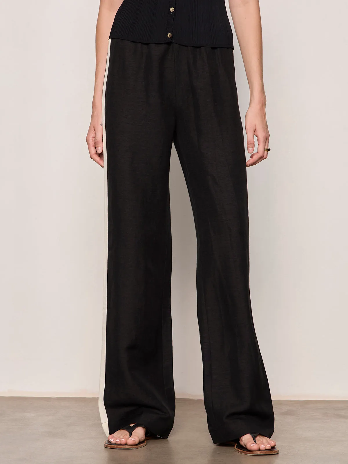 Casual Track Pant Black / Summer Sand sold by Sanctuary product image thumbnail 3