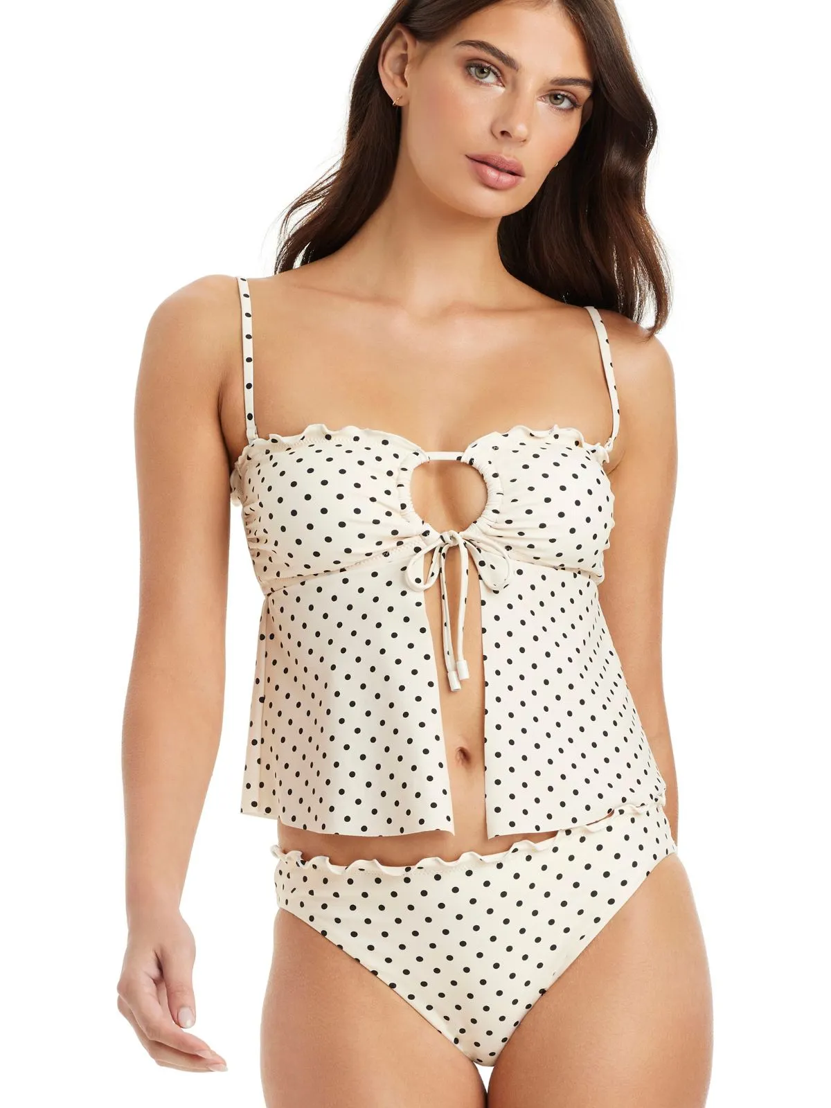 Merrow Hipster Bikini Bottom White Sand sold by Sanctuary