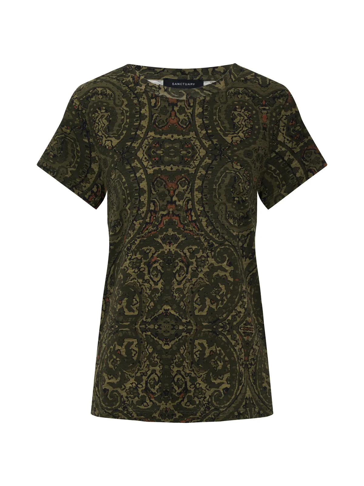 The Perfect Tee Midnight Moss Extended Sizing sold by Sanctuary
