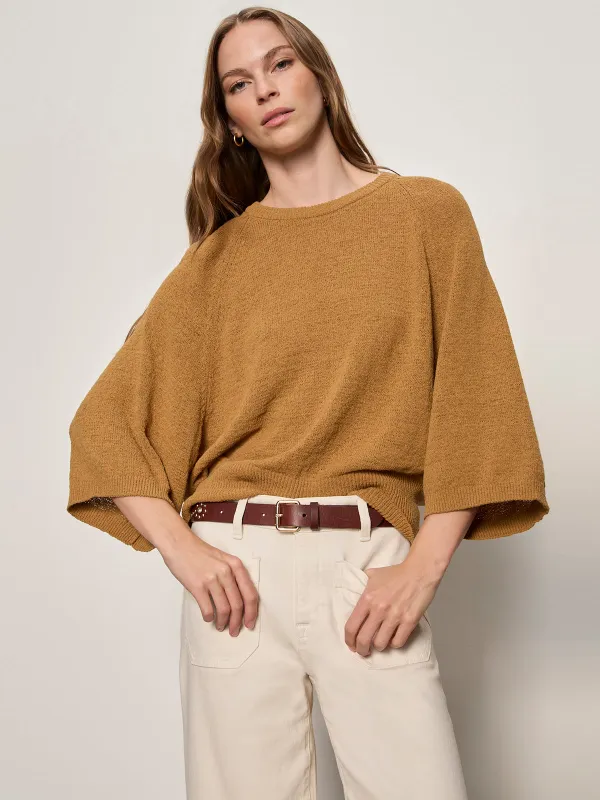 About Us Relaxed Pullover Cumin made by Sanctuary
