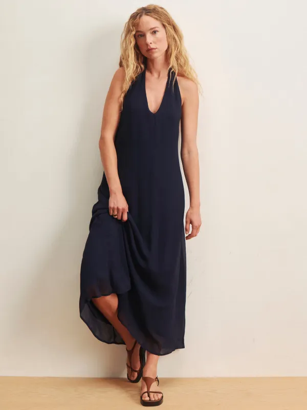 More The Better Halter Dress Navy Blazer made by Sanctuary