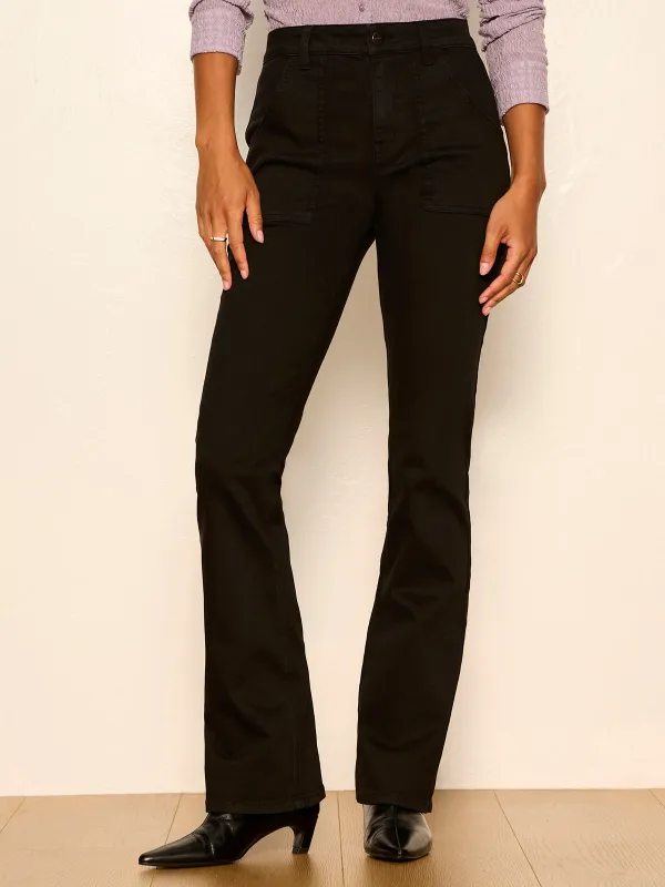 Uplift Trouser Navy Pinstripe made by Sanctuary