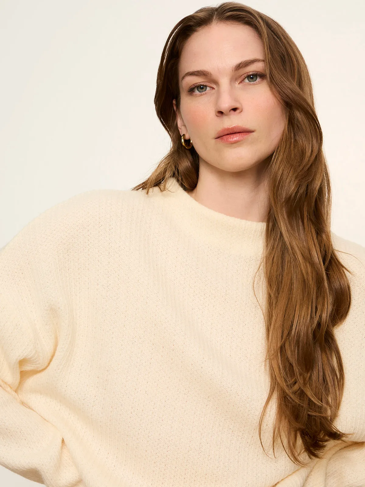 Ribbed Dolman Sweatshirt Bone sold by Sanctuary product image thumbnail 5