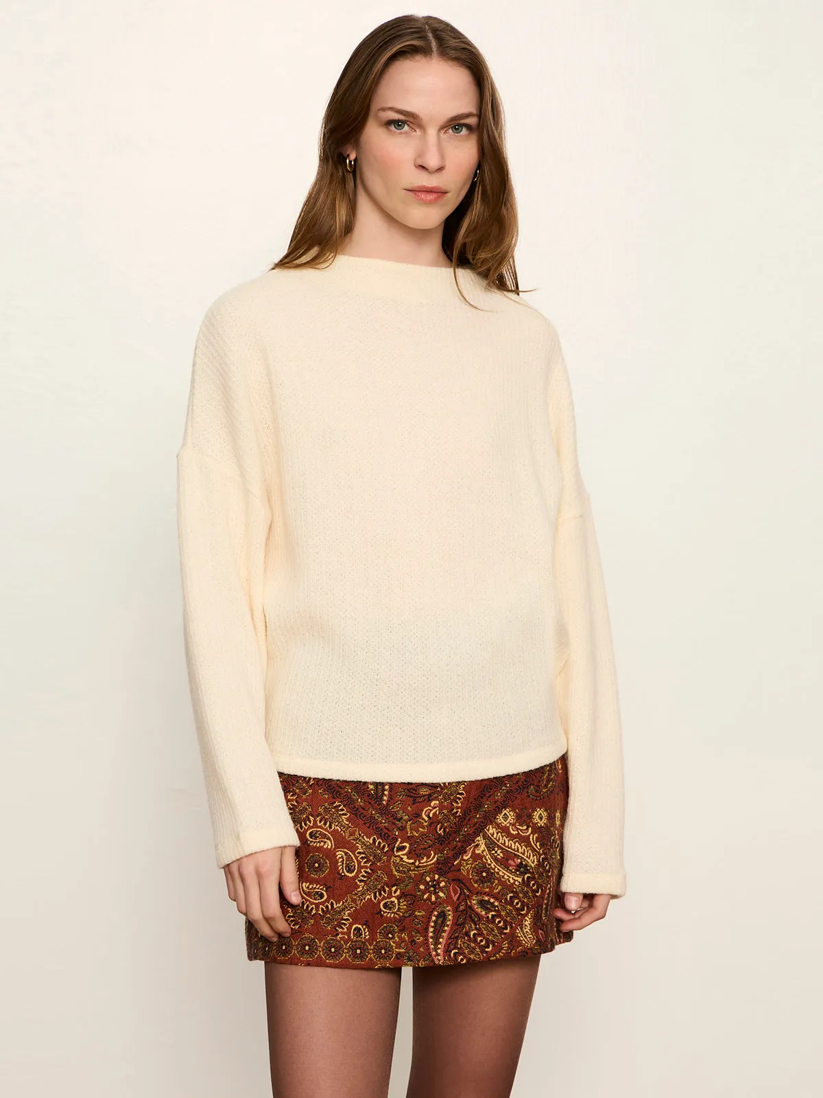 Ribbed Dolman Sweatshirt Bone sold by Sanctuary product image thumbnail 2