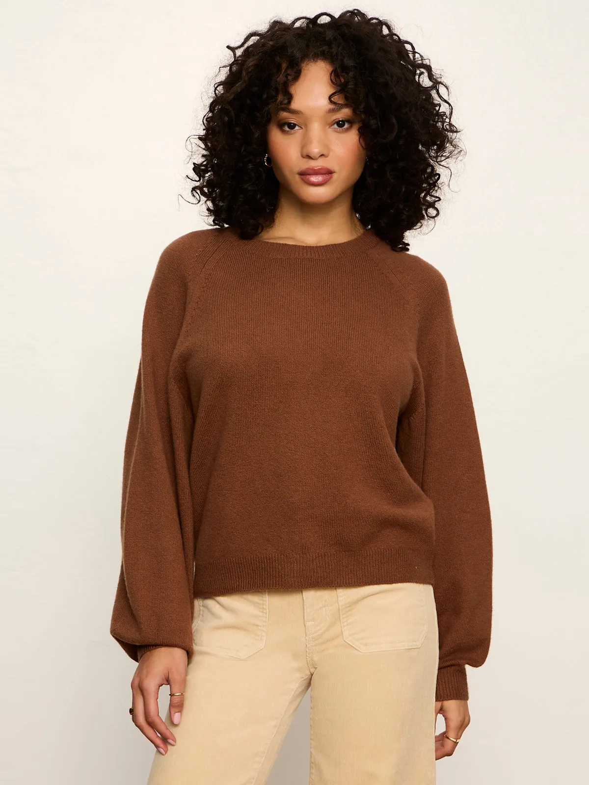 Soft Popover Sweater Cocoa Powder Petite Sizing sold by Sanctuary product image thumbnail 3