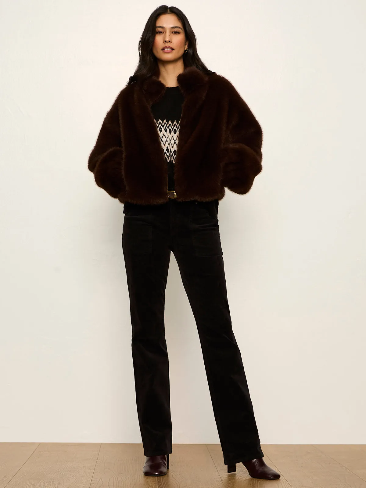 Everest Fur Bomber Espresso Martini sold by Sanctuary product image thumbnail 5
