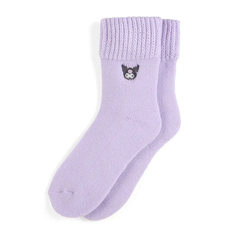 Kuromi Cozy Cuff Lounge Socks sold by Sanrio
