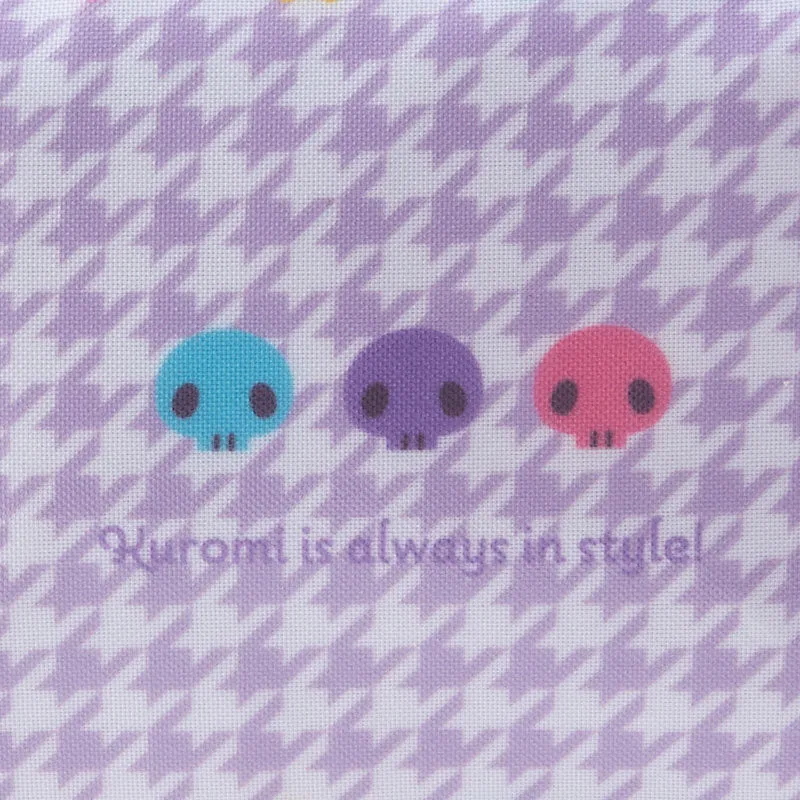 Kuromi Zipper Pouch (Floral Houndstooth Series) sold by Sanrio product image thumbnail 5