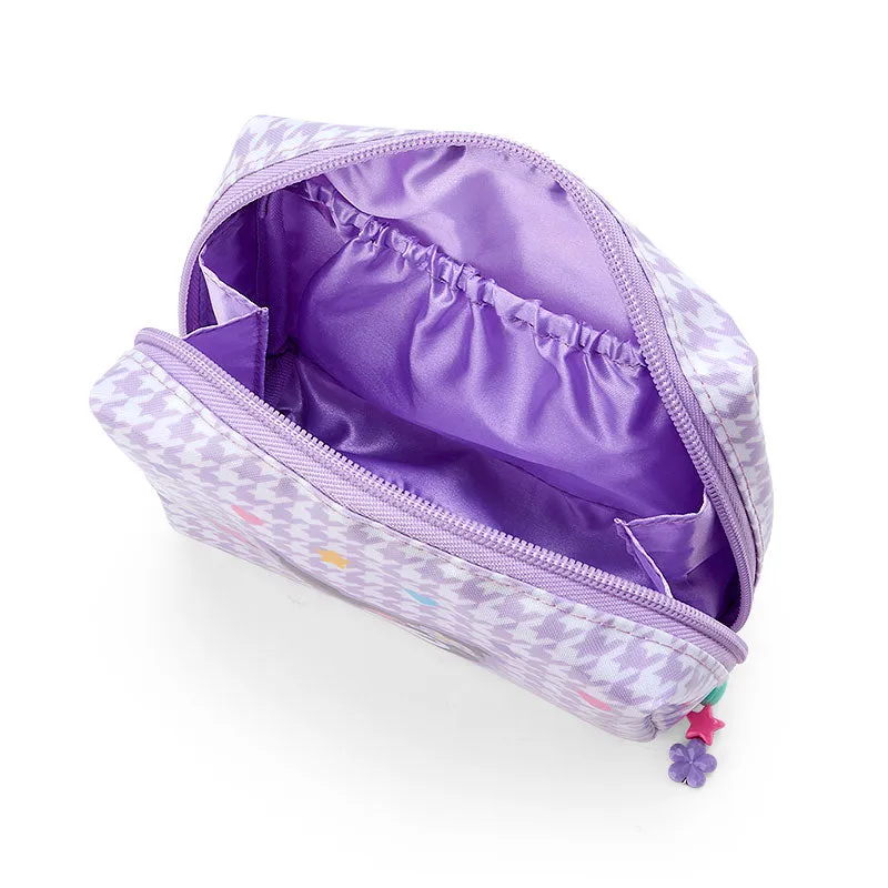 Kuromi Zipper Pouch (Floral Houndstooth Series) sold by Sanrio product image thumbnail 2