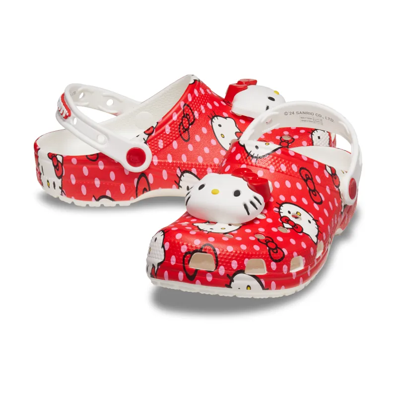 Hello Kitty x Crocs Adult Red Classic Clog sold by Sanrio