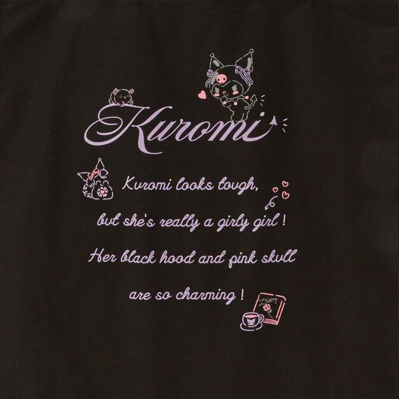 Kuromi Canvas Easy Tote Bag (Black) sold by Sanrio product image thumbnail 4