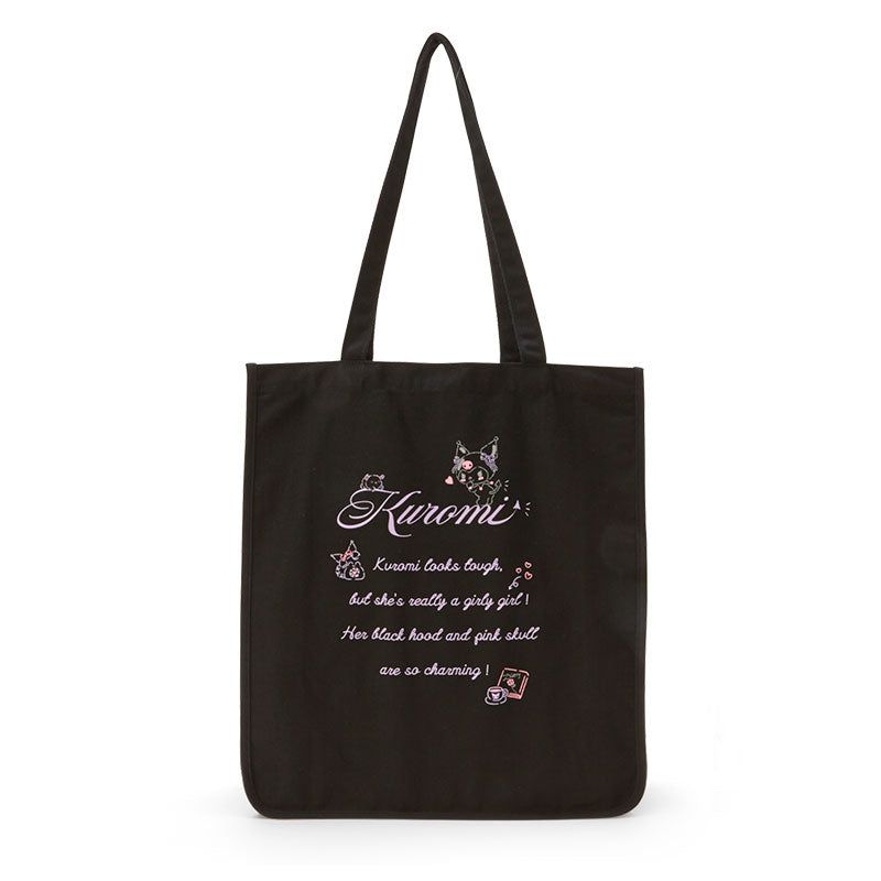 Kuromi Canvas Easy Tote Bag (Black) sold by Sanrio