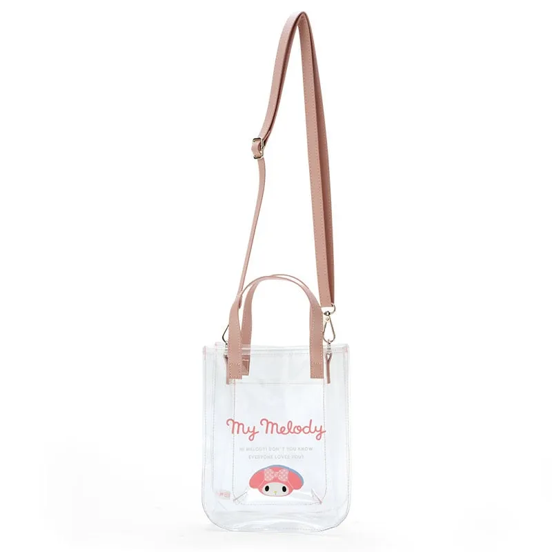 My Melody Clear 2-Way Mini Tote sold by Sanrio