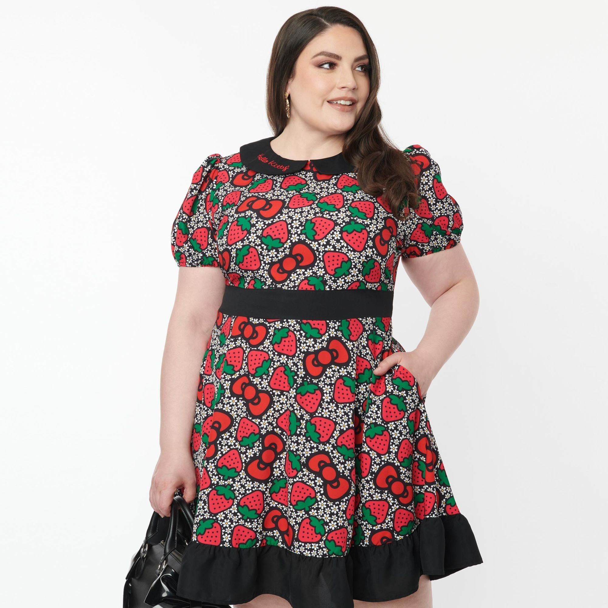 Hello Kitty x Smak Parlour Strawberry Pocket Dress sold by Sanrio