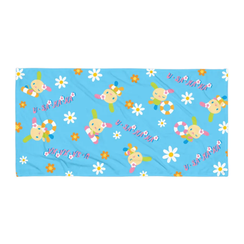 U*SA*HA*NA Pool Party Beach Towel sold by Sanrio