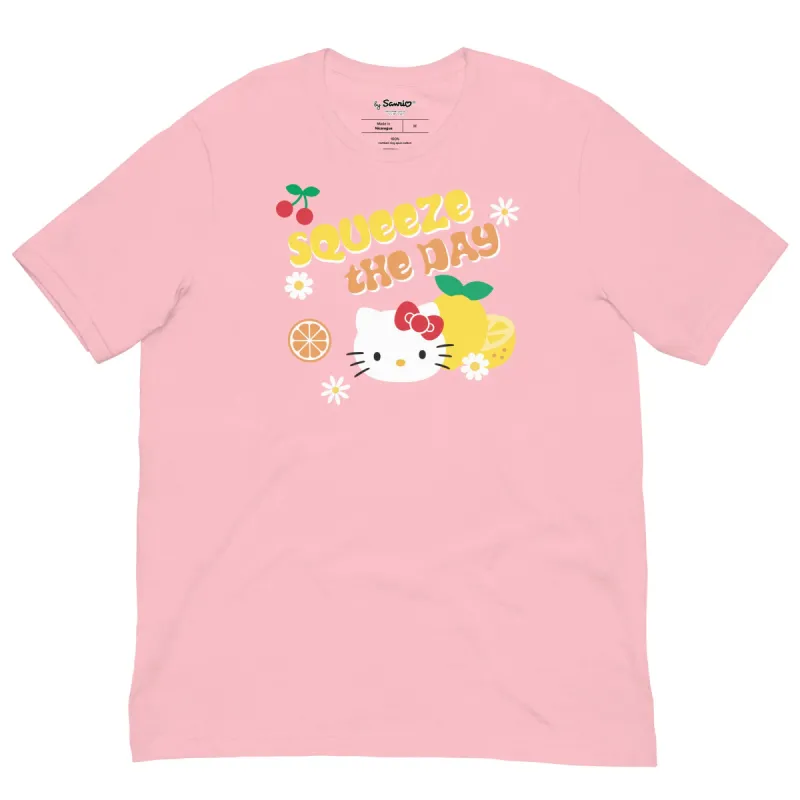Hello Kitty Squeeze The Day Tee made by Sanrio