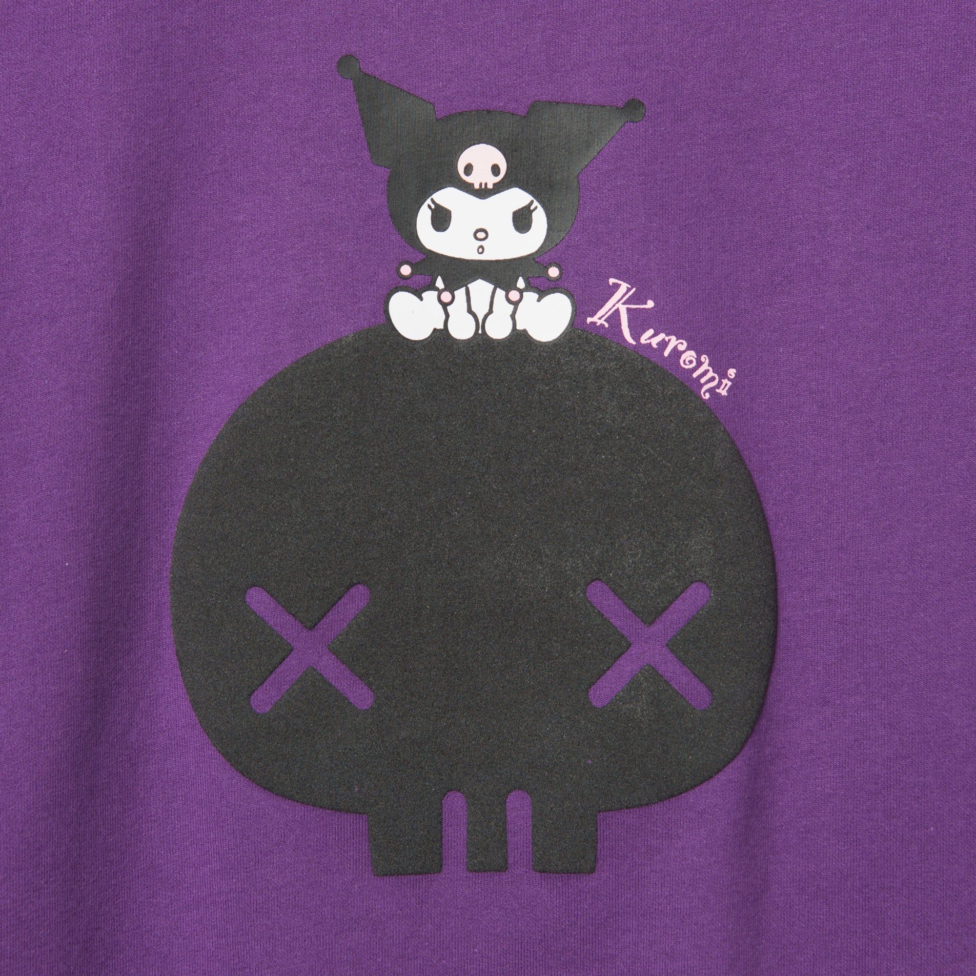Kuromi Skull Print Sweatshirt Purple sold by Sanrio product image thumbnail 3