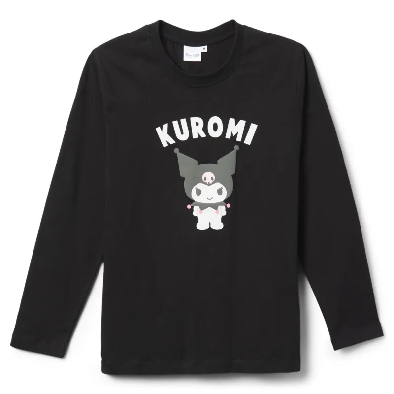 Kuromi Print Long Sleeve Tee sold by Sanrio
