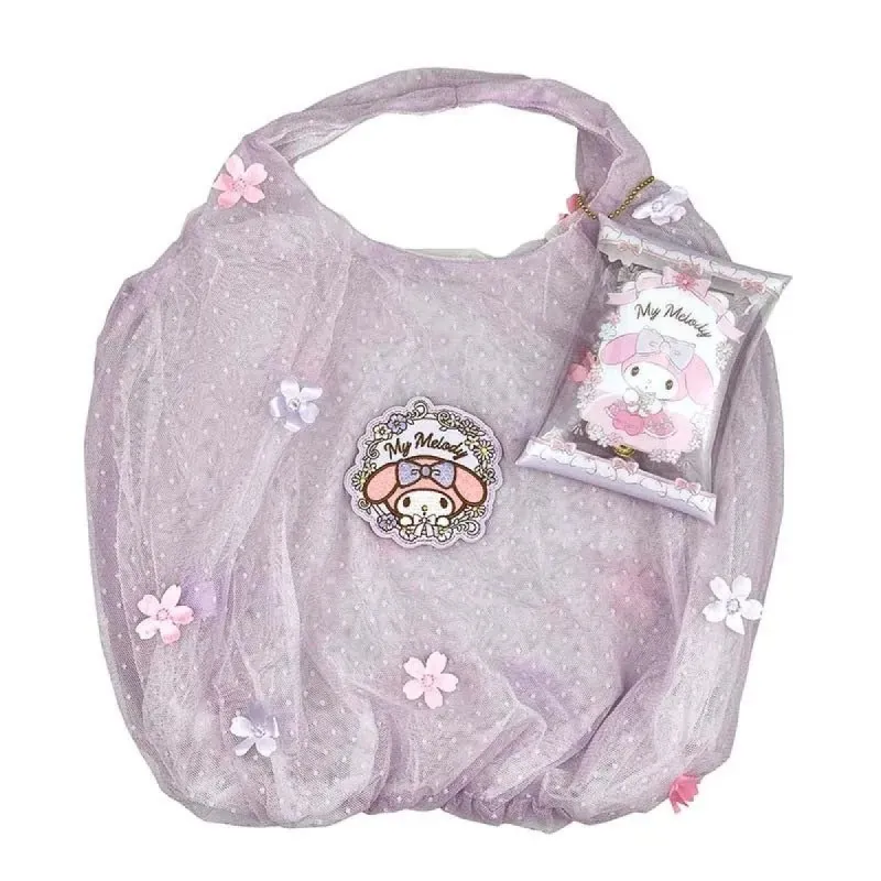 My Melody Reusable Mesh Tote (Floral Garden Party Series) sold by Sanrio