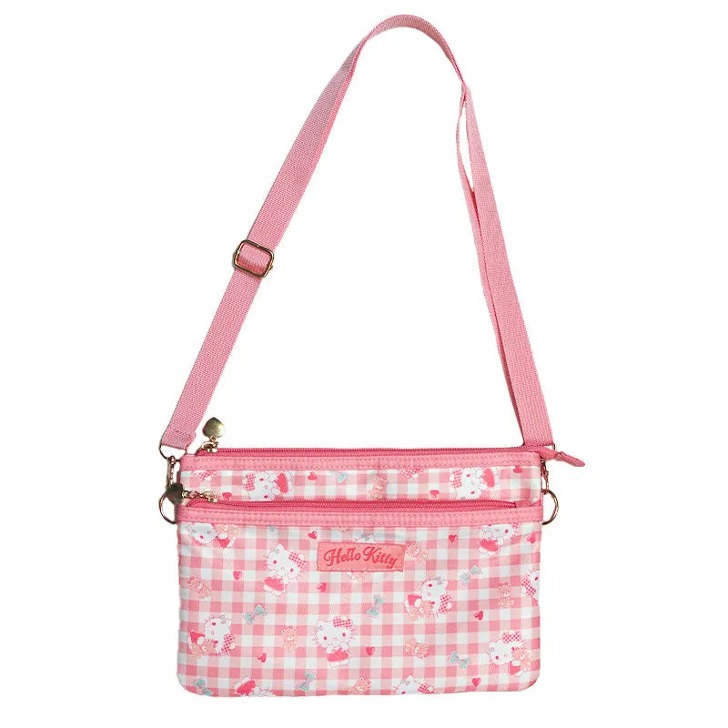 Hello Kitty Gingham Crossbody Bag sold by Sanrio