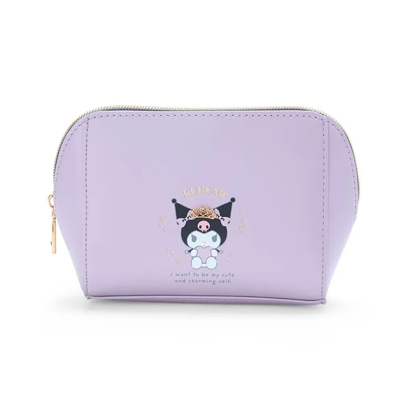 Kuromi Zipper Pouch (Dainty Tiara Series) sold by Sanrio