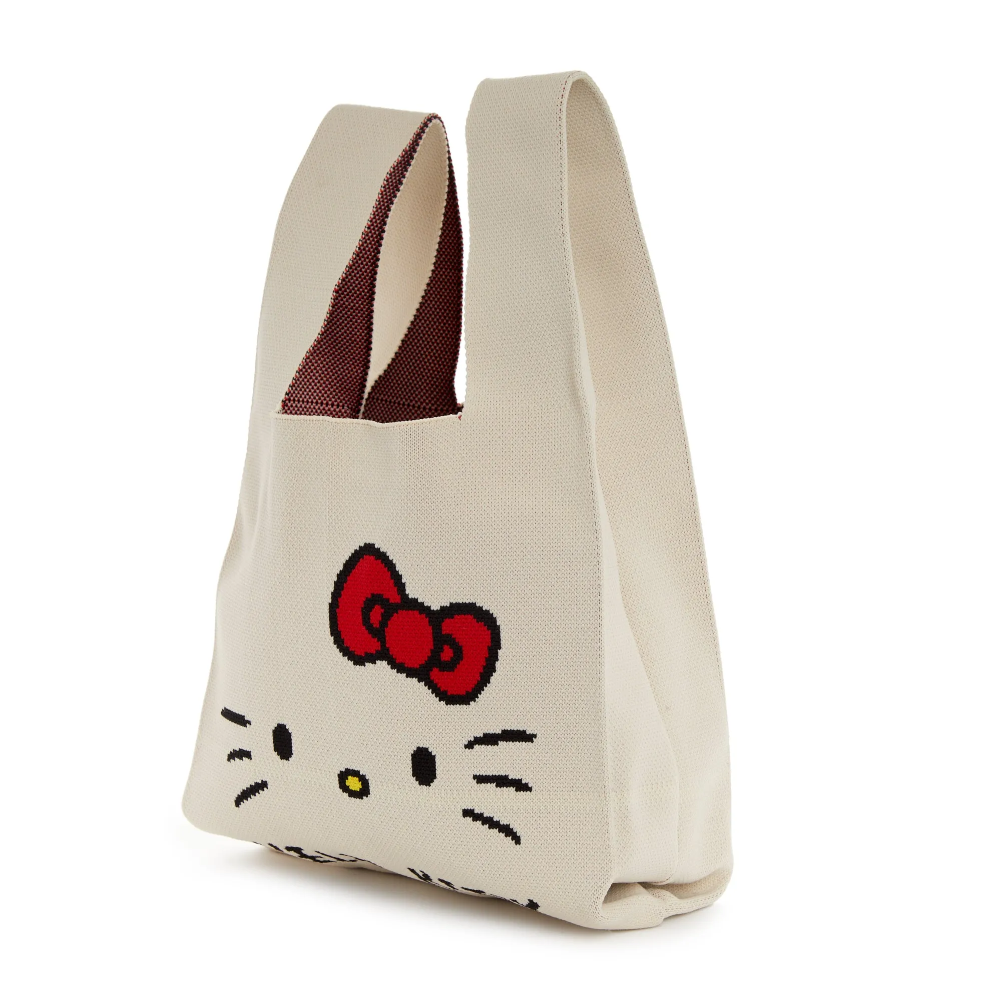 Hello Kitty Knit Shopper Bag (White) sold by Sanrio product image thumbnail 5