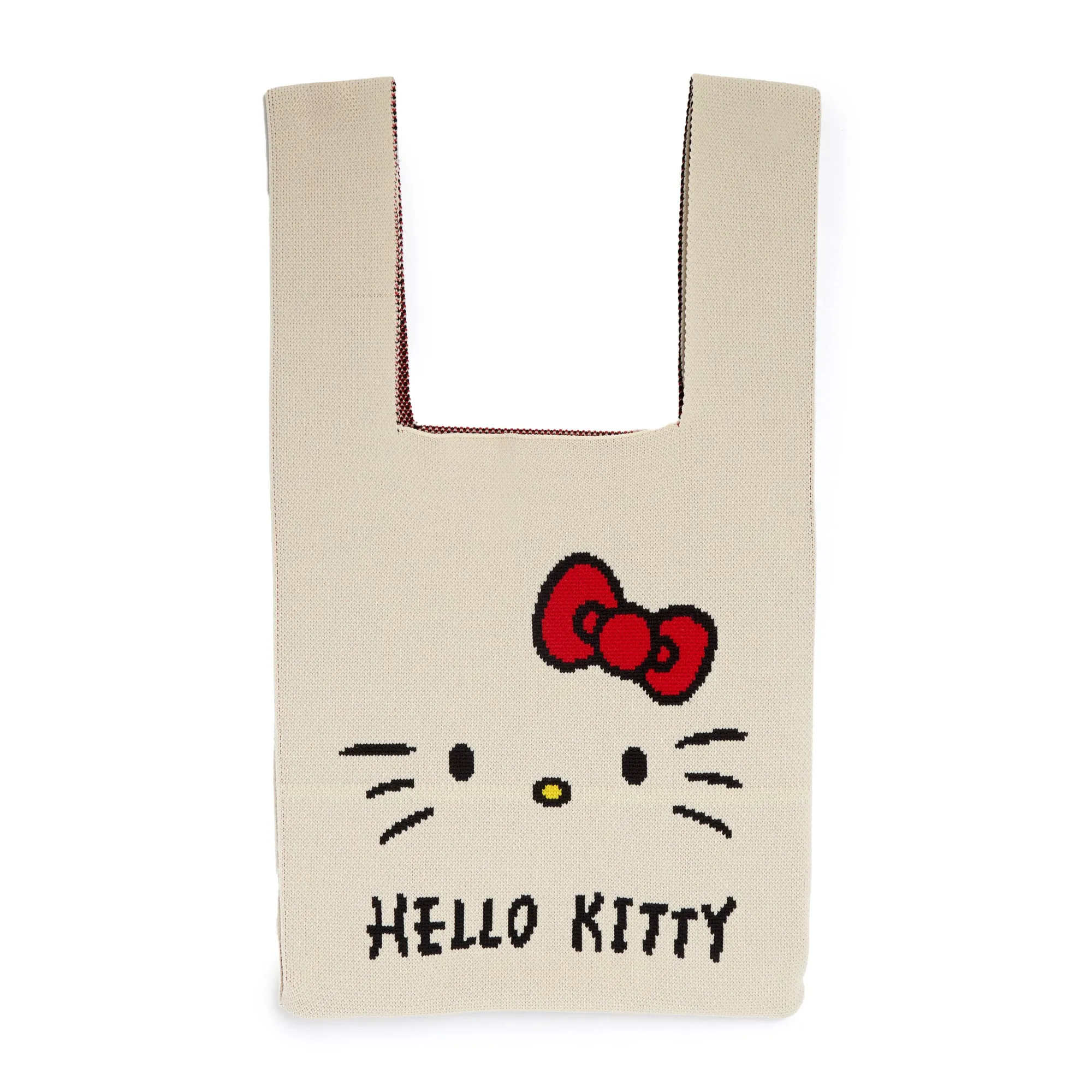 Hello Kitty Knit Shopper Bag (White) sold by Sanrio product image thumbnail 2