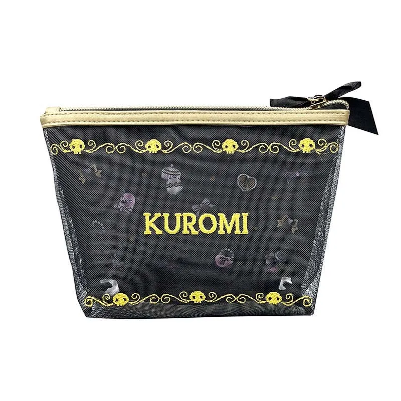 Kuromi Mesh Zipper Pouch (Fancy Ribbons Series) sold by Sanrio product image thumbnail 3