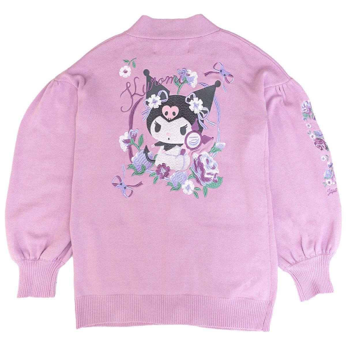 Kuromi JapanLA Floral Cardigan sold by Sanrio product image thumbnail 4