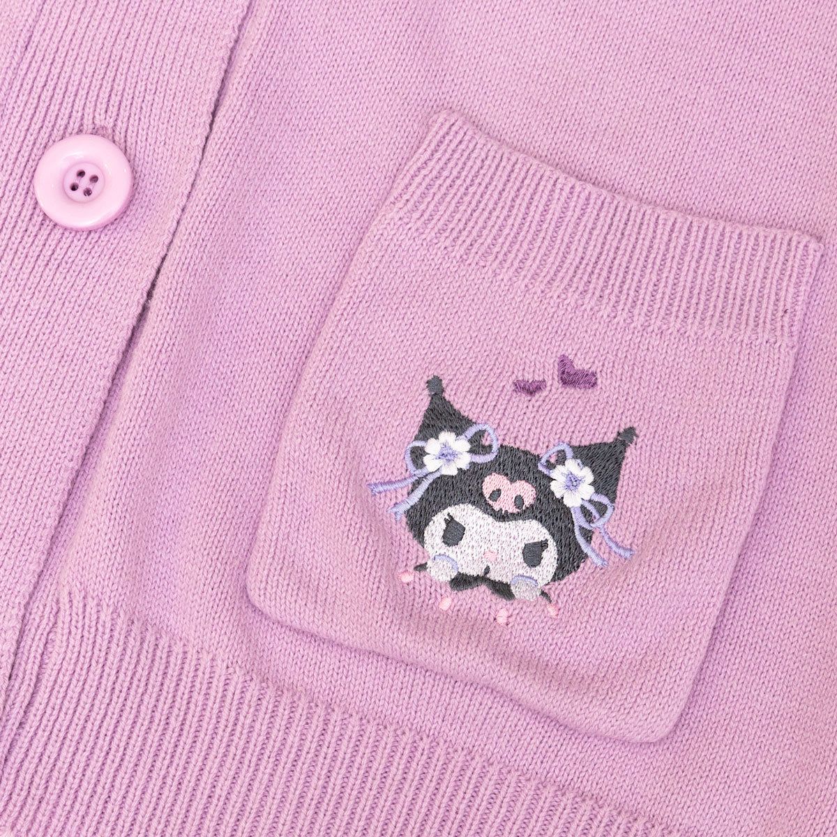 Kuromi JapanLA Floral Cardigan sold by Sanrio product image thumbnail 3