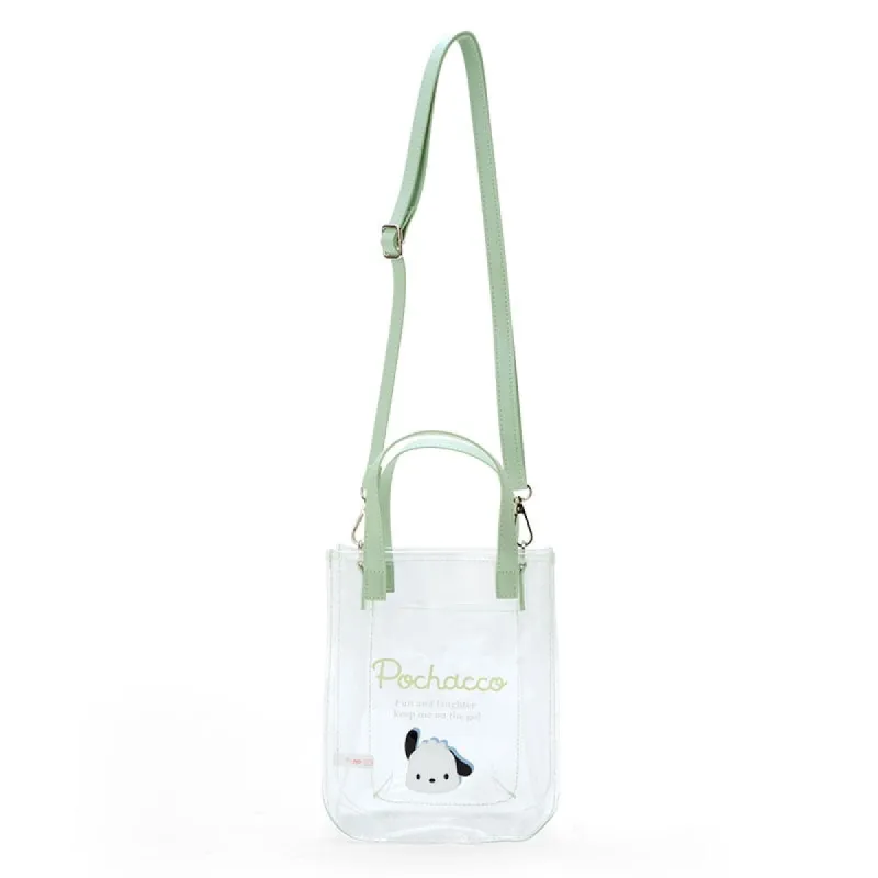 Pochacco Clear 2-Way Mini Tote sold by Sanrio
