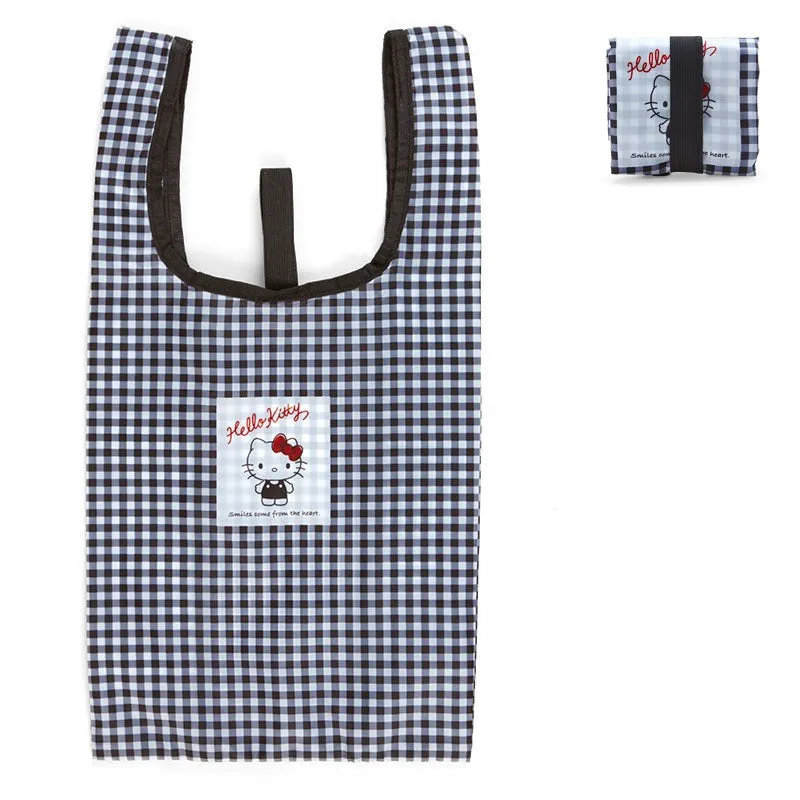 Hello Kitty Gingham Reusable Tote Bag sold by Sanrio
