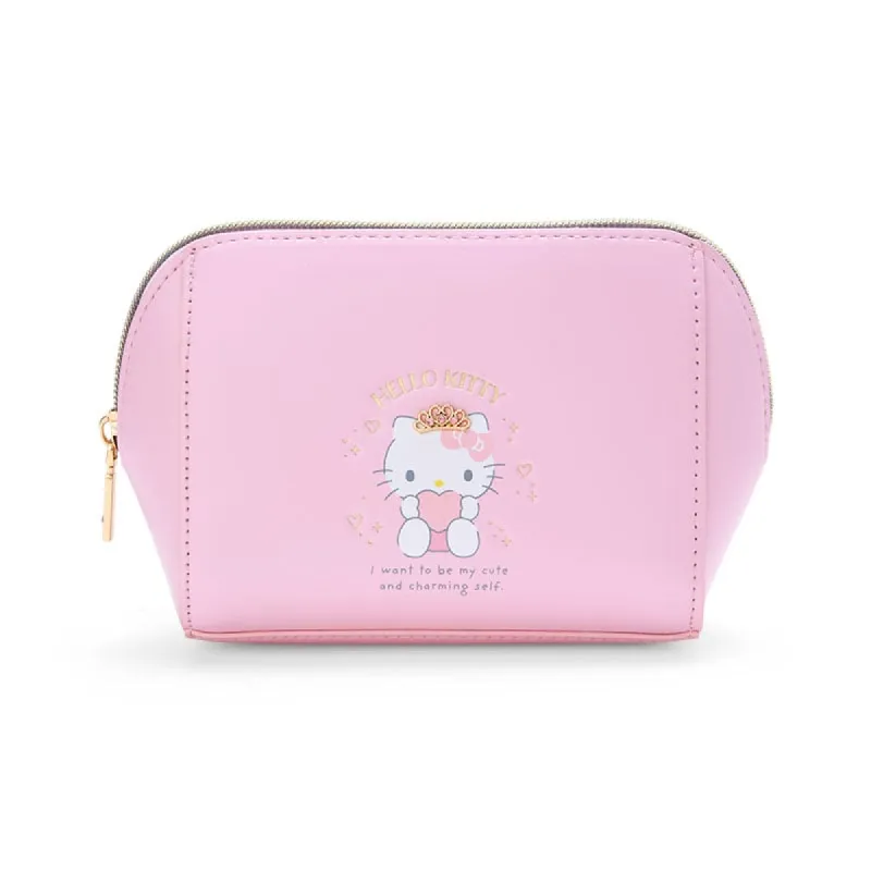 Hello Kitty Zipper Pouch (Dainty Tiara Series) sold by Sanrio