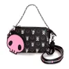 Kuromi x Loungefly Skully Convertible Crossbody Bag With Coin Purse sold by Sanrio