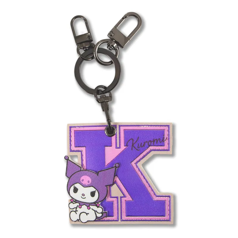 Kuromi x Sonix College Letters AirTag Keychain sold by Sanrio