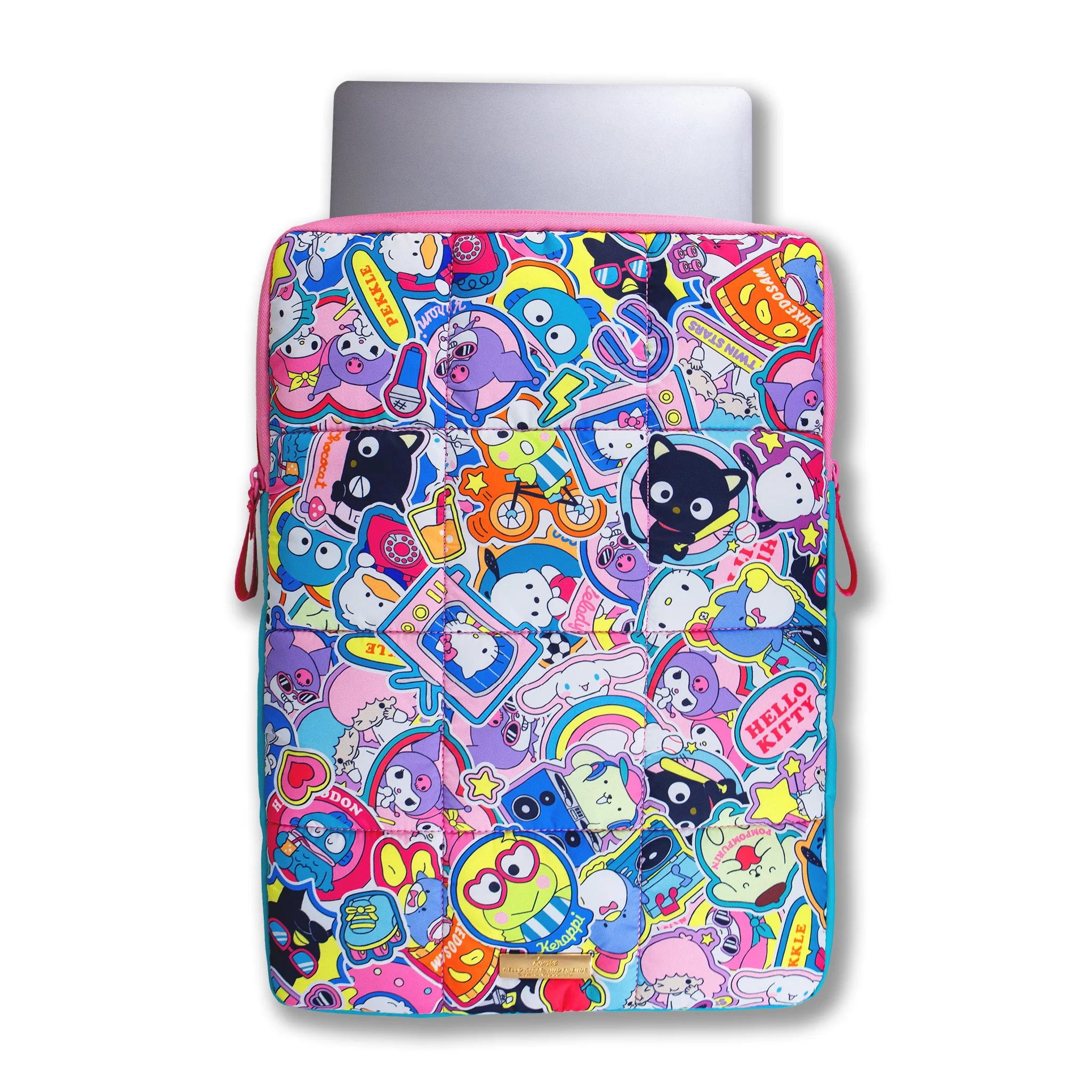 Hello Kitty and Friends x Sonix Puffy Laptop Sleeve (Stickers) sold by Sanrio