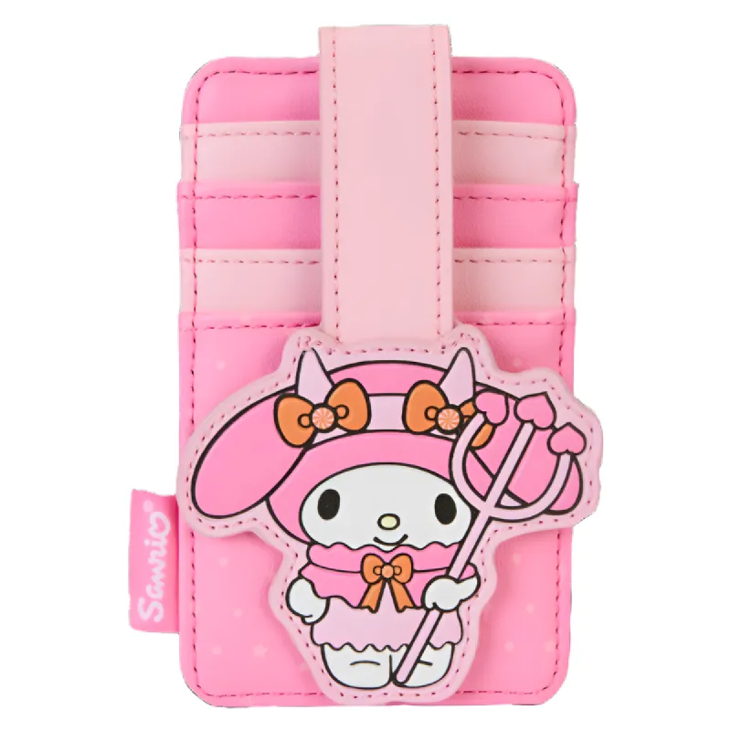 My Melody x Loungefly Pumpkin Card Holder sold by Sanrio