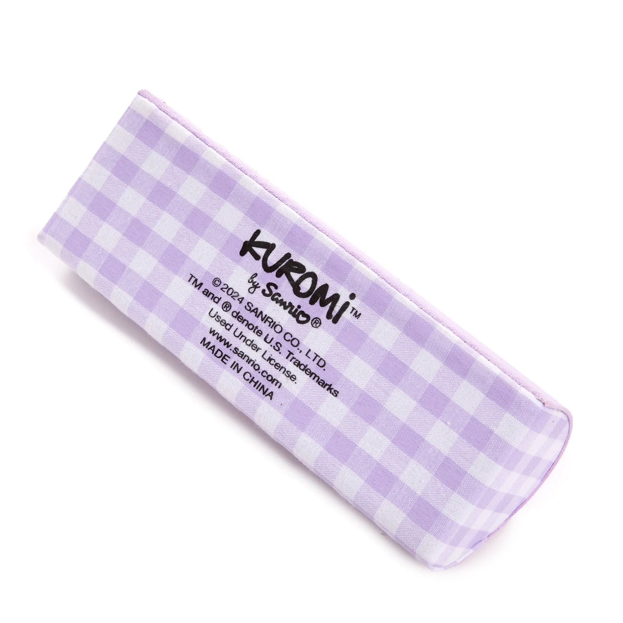Kuromi Chenille Gingham Eyewear Case sold by Sanrio product image thumbnail 5