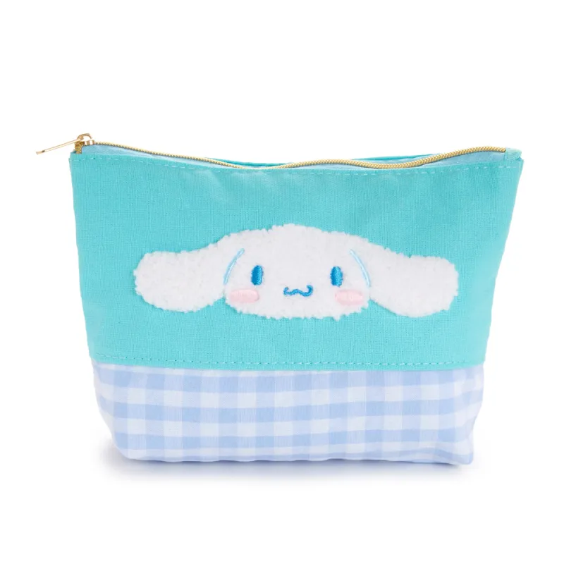 Cinnamoroll Chenille Gingham Zipper Pouch sold by Sanrio