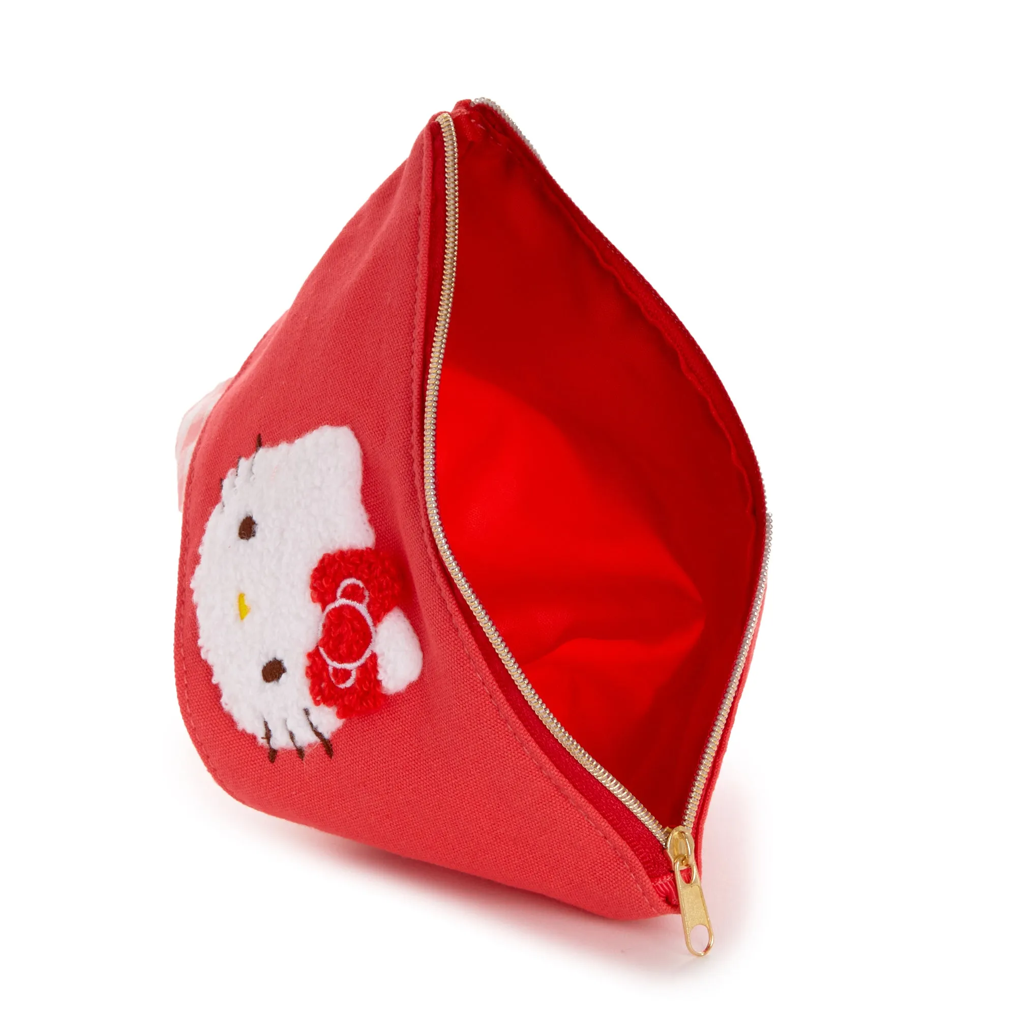 Hello Kitty Chenille Gingham Zipper Pouch sold by Sanrio product image thumbnail 3