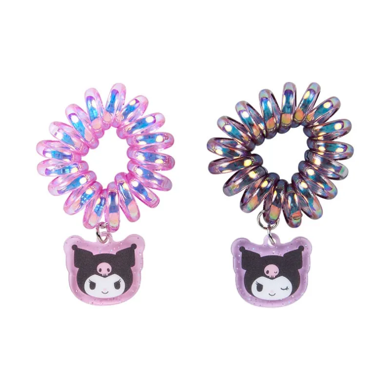 Kuromi Spiral Hair Ties (Set of 2) sold by Sanrio