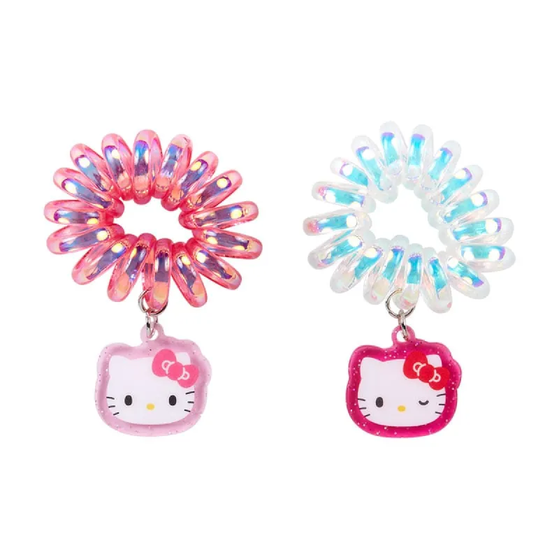 Hello Kitty Spiral Hair Ties (Set of 2) sold by Sanrio