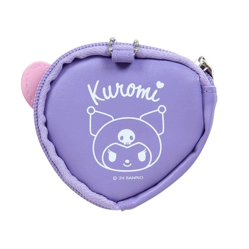 Kuromi Mini Pouch and Pin Set (Big Heart Series) sold by Sanrio product image thumbnail 2
