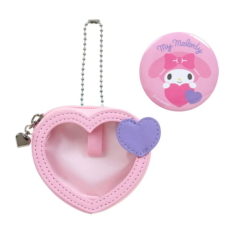 My Melody Mini Pouch and Pin Set (Big Heart Series) sold by Sanrio